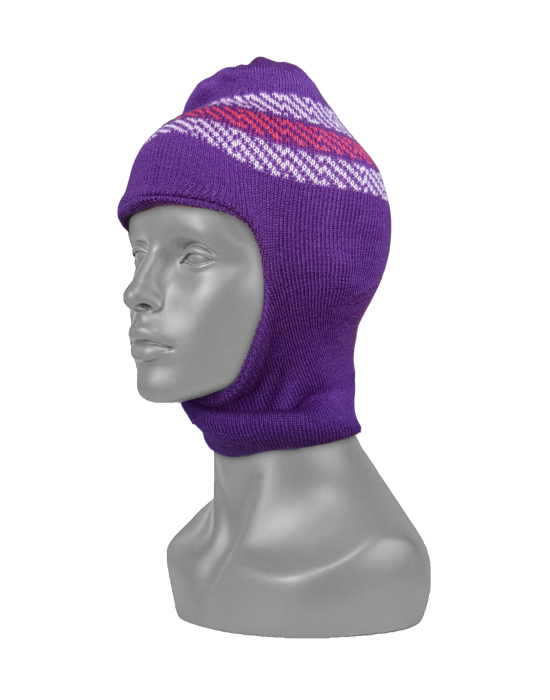 Acrylic Kids monkey cap purple